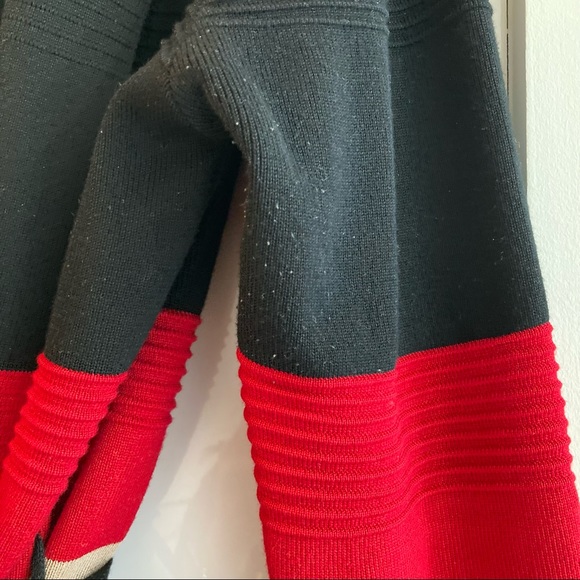 🧥Unbranded color block belted cardigan 🧥 - Picture 5 of 6